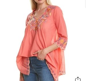 Johnny Was Rosetta Tunic Size M